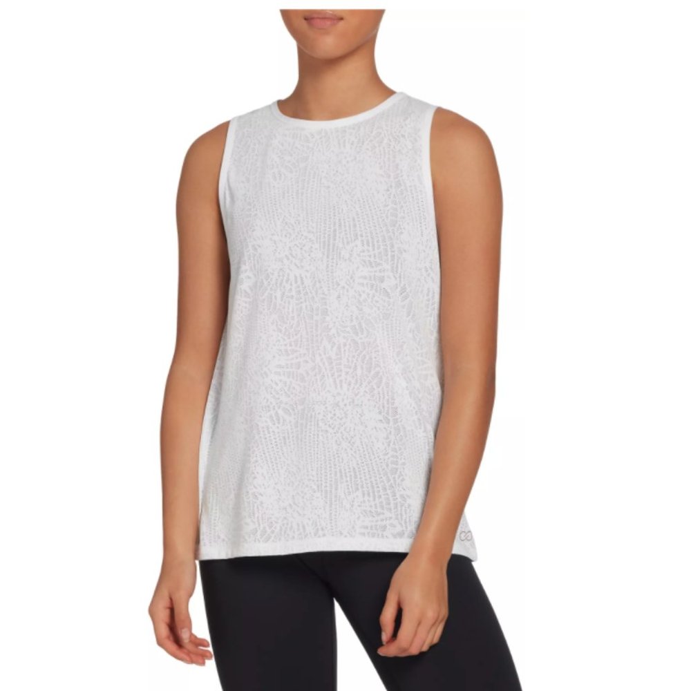 CALIA by Carrie Underwood Lace Keyhole Tank S NWT